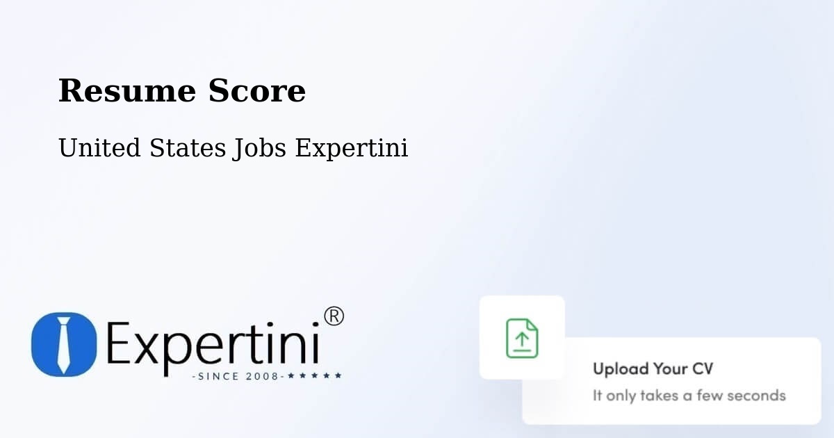 Resume Score & Job Description Match Tool – West Hazleton - United States Jobs Expertini